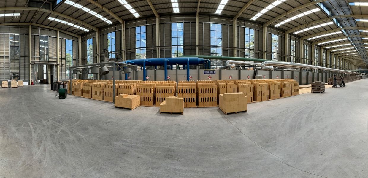 Henan Hongtai Kiln Refractory Co.,Ltd. Produktionslinie des Herstellers