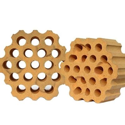 Regenerator für heißen Hochofen mit 19 Löchern Feuersteinprüfer Ziegel mit 0,34% CaO-Gehalt