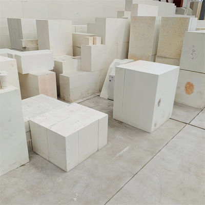 Aluminium-Block Hochaluminium-Zirkonium-Korund AZS Feuerfestziegel mit SiC-Gehalt