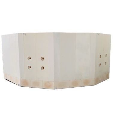 Hohe Reinheit Aluminiumsirkon Sand Standardröhren ohne Lüftungslöcher für Glasöfen