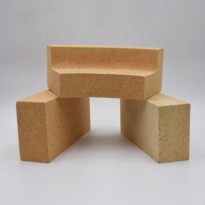 Pizza-Ofen Feuerkleierziegel Standardgröße 230x114x75mm in Gelb mit Aluminiumziegel
