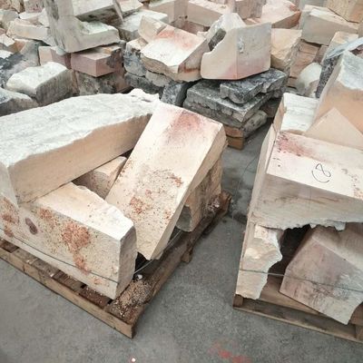 Elektrische Bogenofen AZS Ziegel mit 45% Al2O3-Gehalt und Lagermenge von 40 t