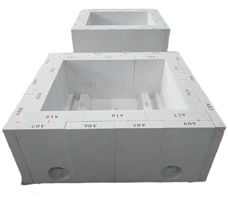 Monofrax S-3 S-4 S-5 AZS Zirkoniakorrundziegel für Glasöfen
