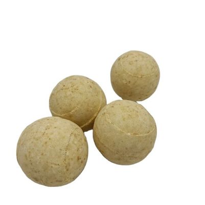 10-100mm Hellgelb Hochfestigkeit Alumina Feuerfeste Kugel für heißen Sprengkocher Angebot