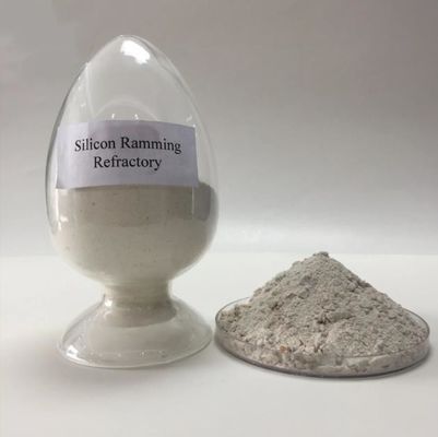 Hellgrauer kundenspezifischer Feuer Ton Hohe Alumina Selbstfließende Gießbare Klinker Korundpulver Niedrigzement Gießbare