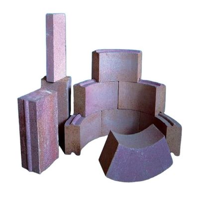 120 MPa Kaltzerbrechfestigkeit Magnesia Chrom Azs Korund Mullite Feuerfestziegel