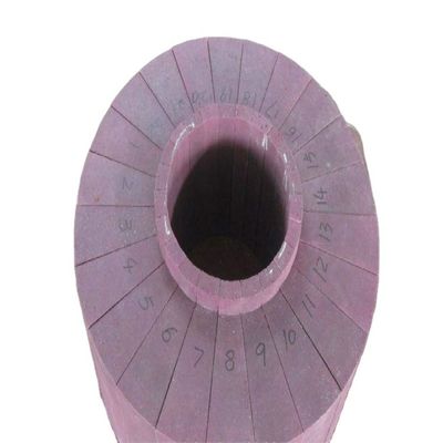 Top- Al2O3-Cr2O3 Feuerfestziegel Rotchrom Korundziegel für Temperaturöfen