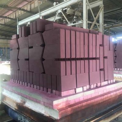 Ton Dolomit Magnesia Chrom Azs Korund Mullit Siliziumkarbid Kohlenstoff hoher Aluminiumblock