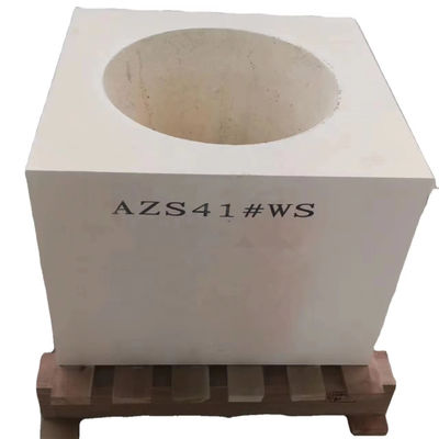 Fusionsguss AZSWS41 Brennerblock für Glasöfen