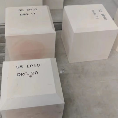 Refrakturiertheit des Glasöfen 2000° Blähsteine mit geschmolzenem Zirkonia-Korundmaterial