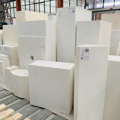 ZrO2-Gehalt von 33% 36% 41% AZS Feuerfestziegel für Glasöfen, hergestellt in Henan